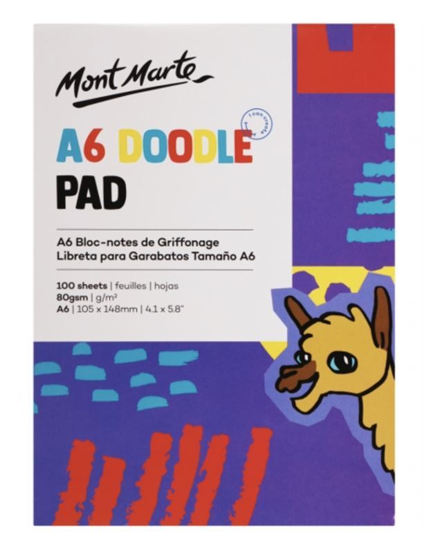 Mont Marte Kids - Doodle Pad A6 100 Sheet- alt image 1