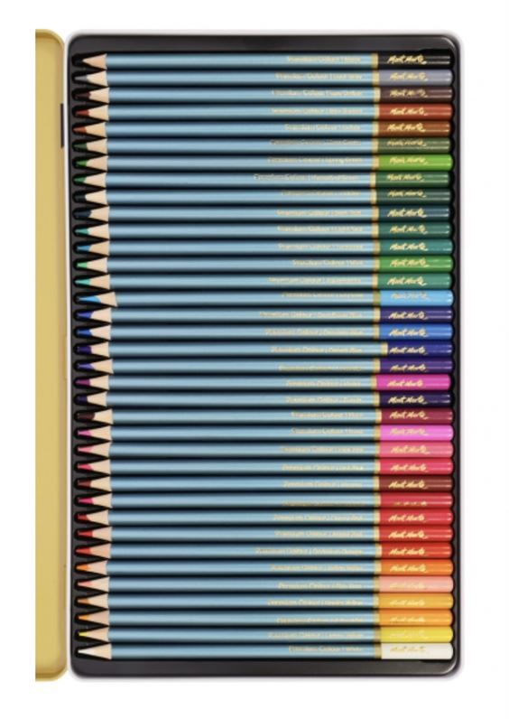 Mont Marte Colour Pencils - Metal Tin 36pc- alt image 1