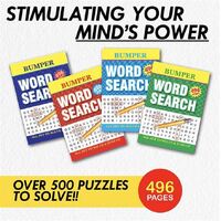 A5 Book Bumper Word Search 496 Pages - Randomly Selected- alt image 1