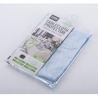 Clear Plastic PVC Tablecloth Protector Cover Outdoor Camping Picnic 130cm x 225cm- alt image 1