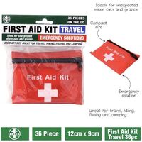 Travel Size First Aid Kit 36 Piece Set- alt image 1