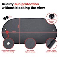 Rear Window Car Sunshade 100cm x 50cm- alt image 1
