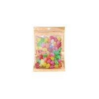 6pk Resealable Eco Brown Paper Bags 15cm x 24.5cm- alt image 1