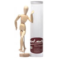 Mont Marte Wooden Manikin Male 30cm- alt image 1