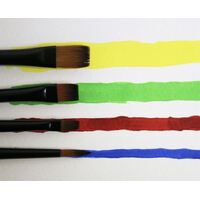 Mont Marte Gallery Series Paint Brush Set - Acrylic 4pc Artist Painting Brush Set Taklon- alt image 1