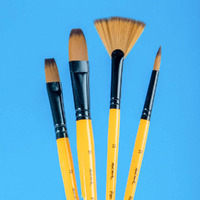 Mont Marte Gallery Series Paint Brush Set - Acrylic 4pc- alt image 1