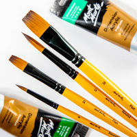 Mont Marte Gallery Series Paint Brush Set - Acrylic 4pc- alt image 1