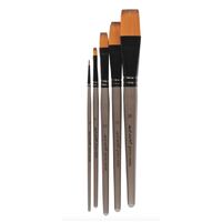 Mont Marte Gallery Series Paint Brush Set - Acrylic 5pc- alt image 1