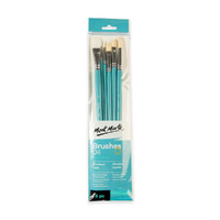 Mont Marte Gallery Series Paint Brush Set - Oil 6pc- alt image 1