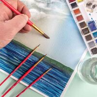 Mont Marte Gallery Series Paint Brush Set - Watercolour 4pc- alt image 1