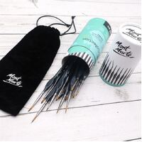 Mont Marte Detailer Paint Brush Set - Taklon Bristle Detailer Collection 15pc- alt image 1
