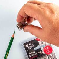 Mont Marte Artists Zinc Alloy Sharpener Set 2pc- alt image 1