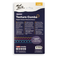 Mont Marte Texture Comb Set 4pc- alt image 1