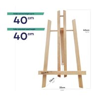 Mont Marte Signature Tabletop Display Easel - Medium 40.5 x 22cm- alt image 1