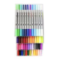 Mont Marte Signature Dual Tip Brush Marker/Fineliners 48pc- alt image 1
