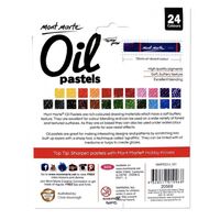 Mont Marte Oil Pastels 24pc - High Quality Pigments- alt image 1
