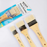 Mont Marte Paint Brush Set - Gesso Brush 3pc Sizes 2, 4, 6- alt image 1