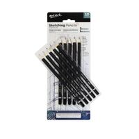 Mont Marte Signature Graphite Pencils - Sketching 10pc- alt image 1