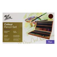 Mont Marte Premium Colour Pencils 72 Piece In Wooden Box- alt image 1