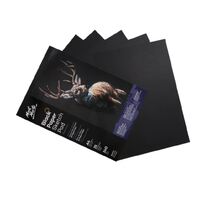 Mont Marte Signature Black Paper Sketch Pad 25 sheet 140gsm A4- alt image 1