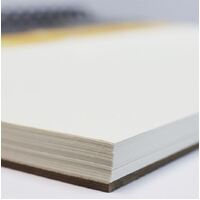 Mont Marte Signature Visual Art Diary Spiral Bound Paper Cover White Paper A4 110gsm 120 Sheet- alt image 1