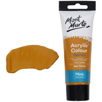Mont Marte Signature Acrylic Paint 75ml Tube - Raw Sienna- alt image 1