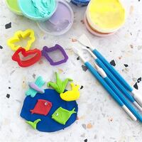 Sensory Play Foam Pastel Colours 5 pack- alt image 1