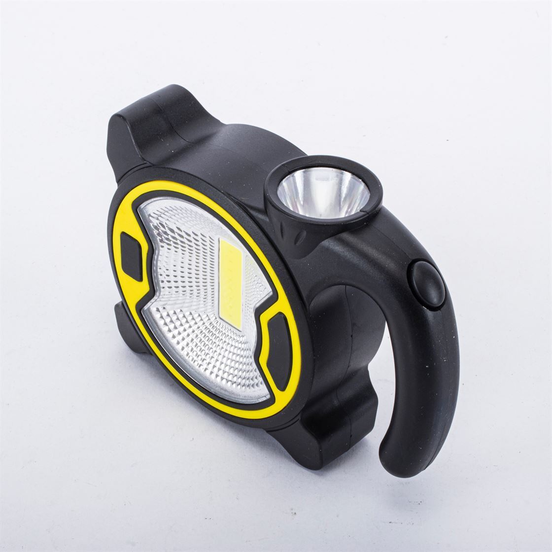 2-in-1 COB Portable Battery Operated LED Worklight- alt image 2