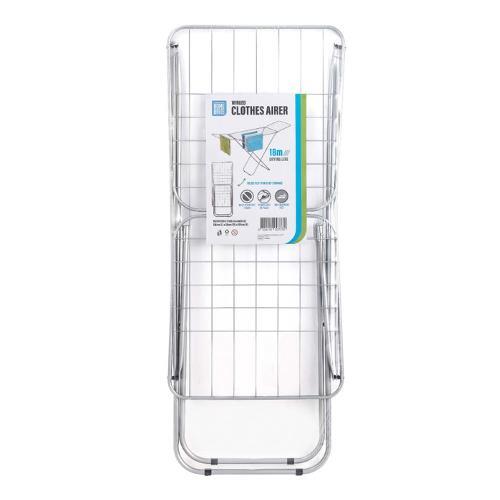 Clothes Airer Winged 18m Cheap Home Storage Solutions BargainPlus