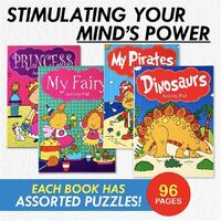 Kids Activity Pad Book A6 96pages - Randomly Selected- alt image 2