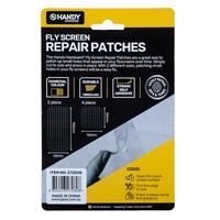 Insect Screen Adhesive Repair Sheets 6pc Black (2pc 10cm x 5cm, 4pc 5cm X 5cm)- alt image 2
