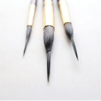 Mont Marte Paint Brush Set - Fat Liner Taklon/Squirrel Sizes 16/10/6- alt image 2