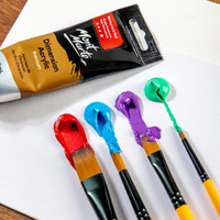 Mont Marte Gallery Series Paint Brush Set - Acrylic 4pc- alt image 2