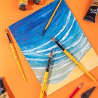 Mont Marte Gallery Series Paint Brush Set - Acrylic 4pc- alt image 2