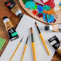 Mont Marte Gallery Series Paint Brush Set - Acrylic 4pc- alt image 2