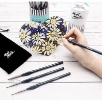 Mont Marte Detailer Paint Brush Set - Taklon Bristle Detailer Collection 15pc- alt image 2