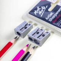 Mont Marte Artists Zinc Alloy Sharpener Set 2pc- alt image 2