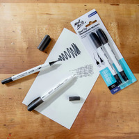 Mont Marte Permanent Markers Black 2pc- alt image 2