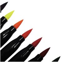 Mont Marte Marker Set - Adult Colouring Brush Markers 12pc- alt image 2