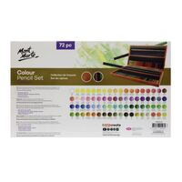 Mont Marte Premium Colour Pencils 72 Piece In Wooden Box- alt image 2