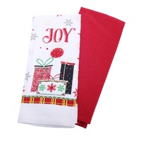Christmas Cotton Tea Towels - 2 Pack- alt image 2
