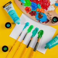 Mont Marte Gallery Series Paint Brush Set - Acrylic 4pc- alt image 3
