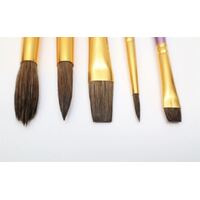 Mont Marte Gallery Series Paint Brush Set - Watercolour 5pc- alt image 3