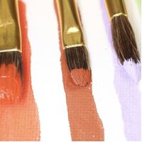 Mont Marte Signature Paint Brush Set - Watercolour Mixed Bristle In Wallet 11pc- alt image 3