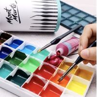 Mont Marte Detailer Paint Brush Set - Taklon Bristle Detailer Collection 15pc- alt image 3