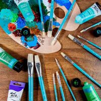 Mont Marte Discovery Series Paint Brush Set - Flat Sizes 1-12- alt image 3