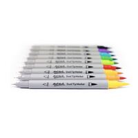 Mont Marte Signature Dual Tip Brush Marker/Fineliners 48pc- alt image 3