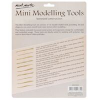 Mont Marte Sculpting - Mini Boxwood Modelling Tools 10pc- alt image 3