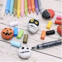 Mont Marte Signature Acrylic Paint Pens Broad Tip 3mm 12pc For Rock Painting- alt image 3