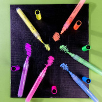 Mont Marte Acrylic Paint Pens Broad Tip Fluoro 6pc- alt image 3